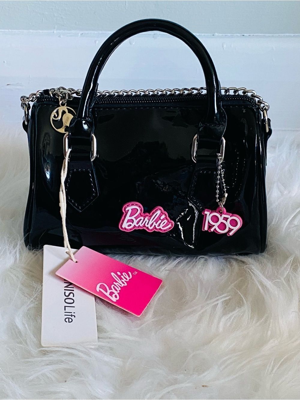 🛍️Barbie X MINISO BNWT "You Ban Be Anything" Bag in Black